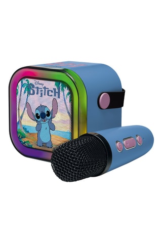Enceinte Karaoké Portable Stitch avec un microphone sans fil - Dès 6 ans