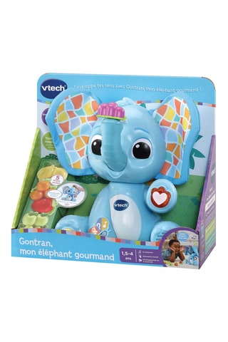 Jeu d'éveil électronique Gontran mon éléphant gourmand - 5 pièces - De 1,5 à 4 ans