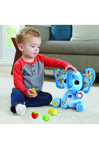 Jeu d'éveil électronique Gontran mon éléphant gourmand - 5 pièces - De 1,5 à 4 ans