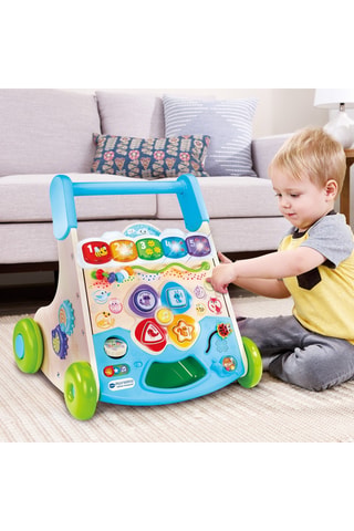 Trotteur interactif en bois - Dès 9 mois