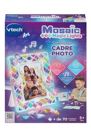 Cadre photo à mosaïque lumineuse - 78 pièces -  Dès 5 ans