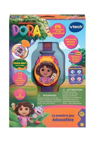Montre à quartz en plastique - Chronomètre - Dès 3 à 7 ans