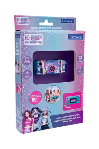 Appareil photo numérique miniature porte-clés K-Pop- Dès 4 ans