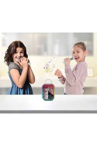 Karaoké Bluetooth avec microphones sans fil La Reine des Neiges Disney - Dès 6 ans