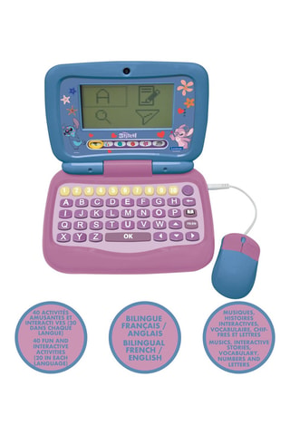 Ordinateur portable éducatif Stitch Disney - Dès 3 ans