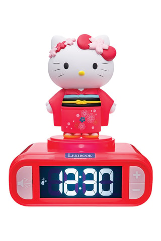 Réveil digital avec veilleuse et effets sonores Hello Kitty Sanrio - Dès 6 ans