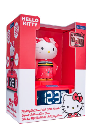 Réveil digital avec veilleuse et effets sonores Hello Kitty Sanrio - Dès 6 ans