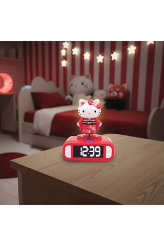 Réveil digital avec veilleuse et effets sonores Hello Kitty Sanrio - Dès 6 ans