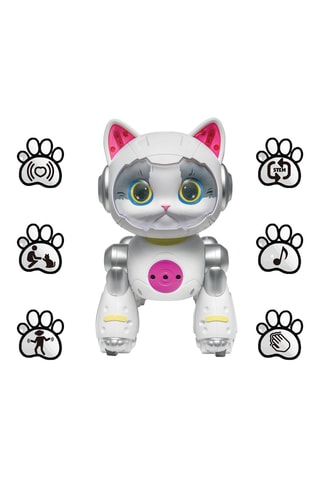 Chat robot interactif télécommandé Cyber Power Kitty - Dès 5 ans