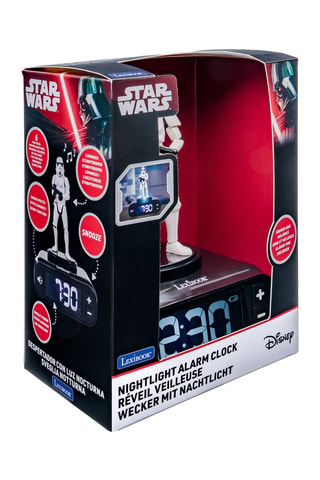 Radio-réveil digital avec veilleuse Stormtrooper - Dès 6 ans
