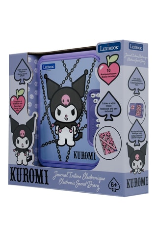 Journal intime électronique avec coffre-fort Kuromi - Dès 6 ans