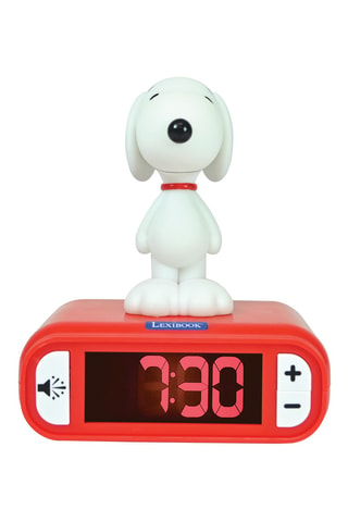 Radio-réveil avec veilleuse Snoopy - Dès 6 ans