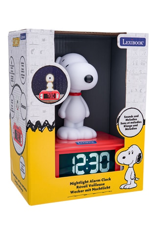 Radio-réveil avec veilleuse Snoopy - Dès 6 ans
