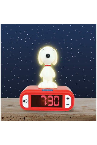 Radio-réveil avec veilleuse Snoopy - Dès 6 ans