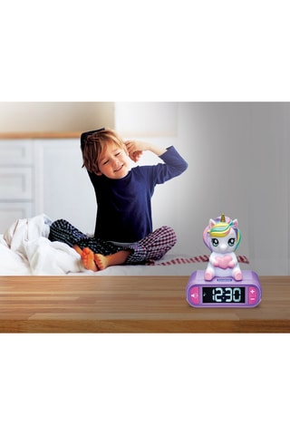 Radio-réveil digital avec veilleuse Licorne 3D - Dès 6 ans