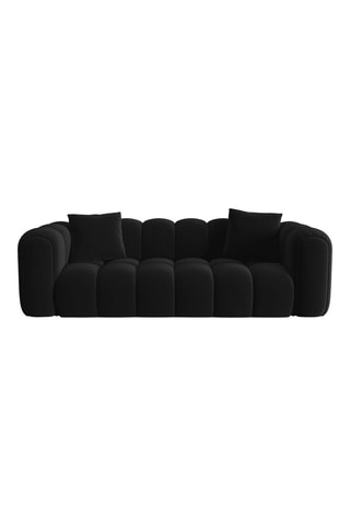 Canapé modulaire Astro - Noir - 4 places - En velours