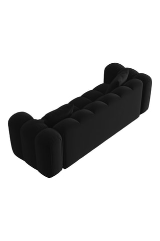 Canapé modulaire Astro - Noir - 4 places - En velours