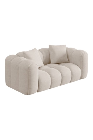 Canapé Astro - Beige - 2 places - En tissu structurel