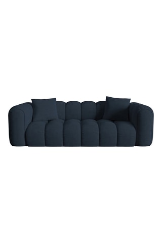 Canapé modulaire Astro - Bleu roi - 4 places - Toucher velours