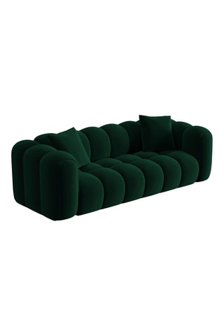 Canapé modulaire Astro - Vert bouteille - 4 places - En tissu velours