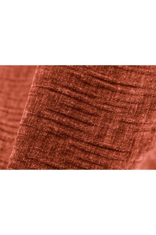 Fauteuil Vanda - Rouge brique - En tissu chenille