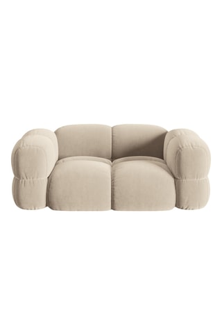 Canapé Glovers - Beige - 2 places - En polyester