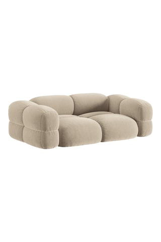 Canapé Glovers - Beige - 3 places - En polyester