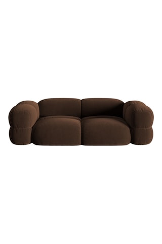 Canapé Glovers - Marron - 3 places - En polyester