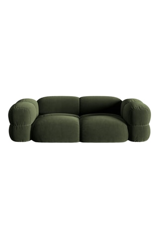 Canapé Glovers - Vert foncé - 3 places - En polyester