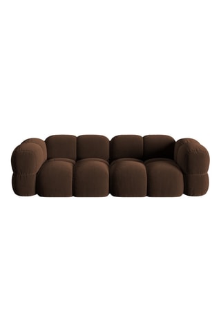 Canapé Glovers - Marron - 4 places - En polyester