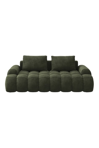 Canapé convertible Orchid - Vert foncé - 3 places - En polyester