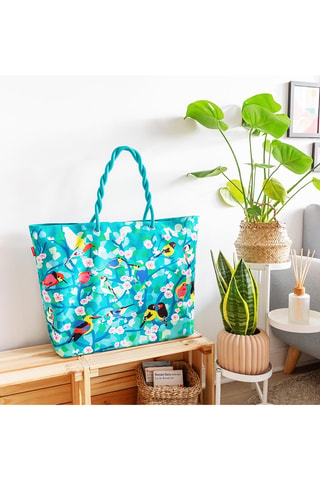 Shopper - Turquoise - Blauw