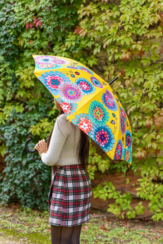 Automatische paraplu Rainbeau - Geel - Geel
