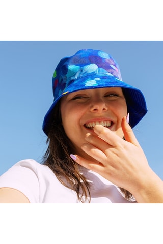 Gorro bucket reversible Bobby - Azul