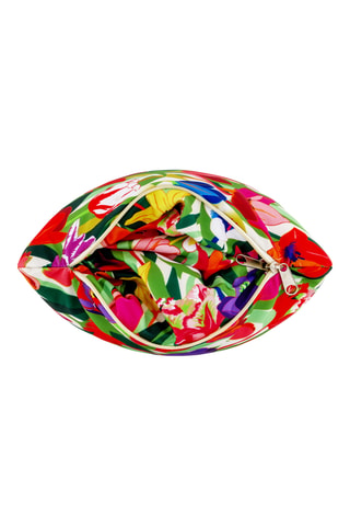 Reiskussen Pilow Pilow - lichtgroen en rood - 39 x 31 x 15 cm - Multicolor