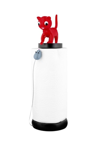 Keukenrolhouder Charoule Rood en Grijs