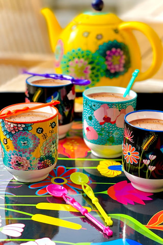 6 cucharillas de café Swimming Spoon
