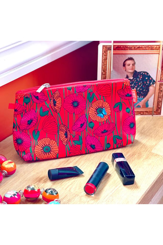 Neceser Zip Glam - Rojo