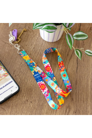 Lanyard Keep Me Tight - Azul cobalto