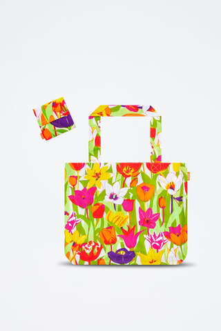 Bolsa de la compra Tulipes - Blanco