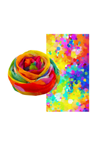 Sjaal Balade Geel - Multicolor