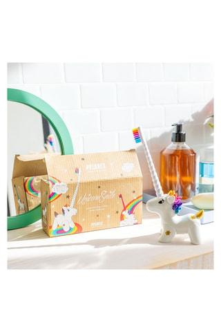 Portacepillos de dientes y cepillo de dientes Unicorsmile