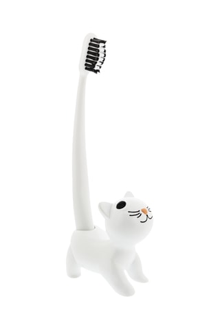 Portacepillos de dientes Catsmille - Blanco