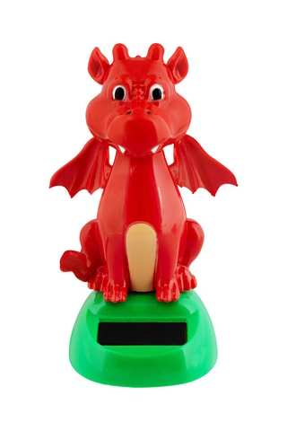 Statuina a energia solare Flip Flap - 11 cm - Rosso
