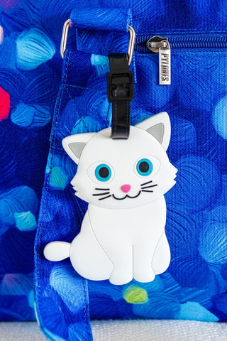 Etiqueta para maletas Ani-Luggage - Blanco