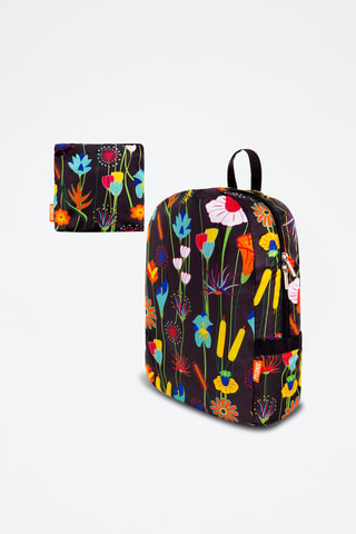 Mochila Jardin Fleuri - Negro