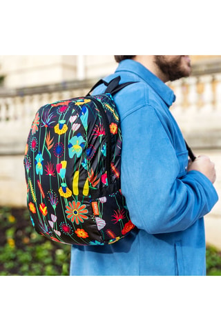 Mochila Jardin Fleuri - Negro