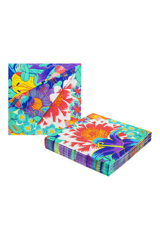 20 servilletas de papel Paper Party - Turquesa - 16,5 x 16,5 cm