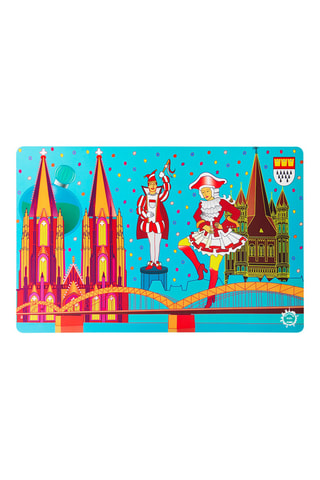 Mantel individual Set My City Koeln - 44 x 28,5 cm - Multicolor