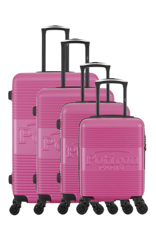 Set van 4 Trolleys Paris (XS/S/M/L) - 47/57,5/67/76,5 cm - Fuchsia